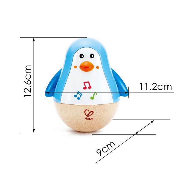 Jucarie din lemn - Pinguin Hopa Mitica TSG25394