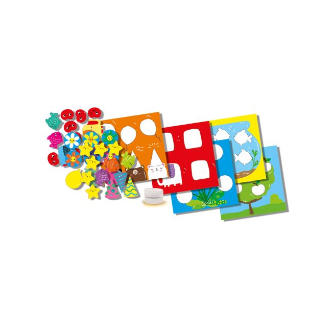 My first - Set creativ de lipit forme TSG23554