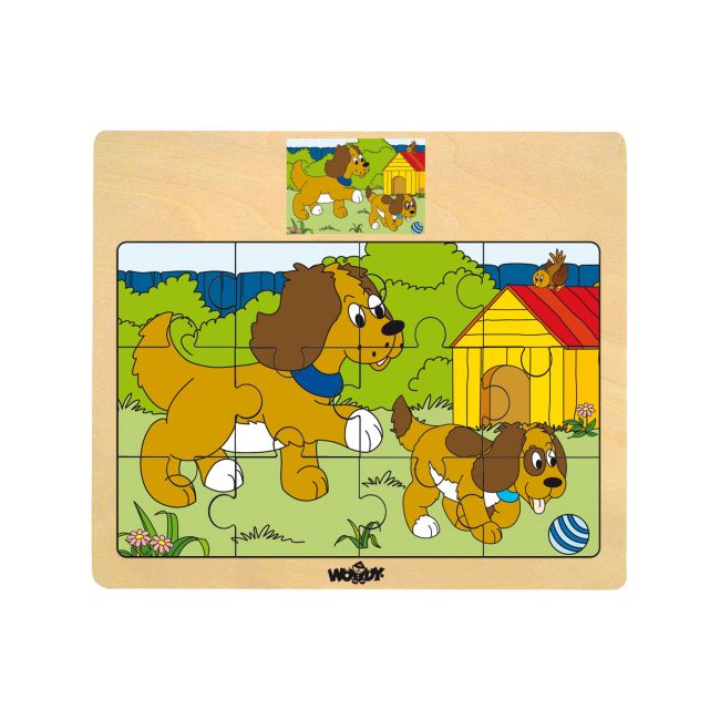 Puzzle din lemn - Diverse animale
