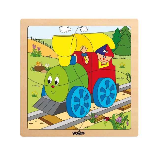 Puzzle din lemn - Diverse imagini (4 piese)