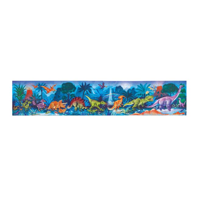 Puzzle pentru copii flourescent cu Dinozauri (200 piese, 1.5m)