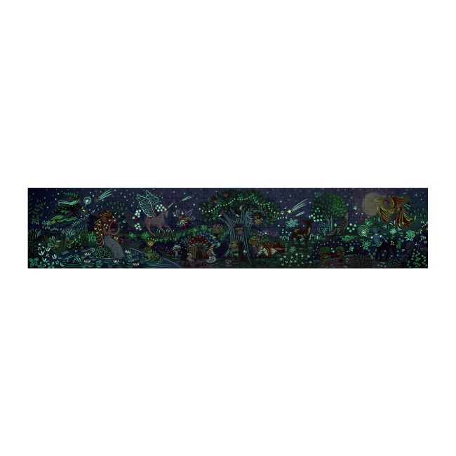 Puzzle pentru copii fosforescent cu Zane (200 piese, 1.5m)
