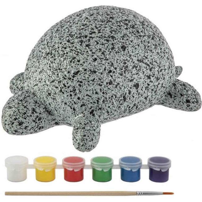 Set Creativ Pictura pe Pietre Animal 8 piese Grafix GR200065 BBJGR200065_Broasca Testoasa