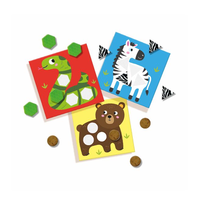 Set creativ copii cu animale si forme senzoriale TSG23617