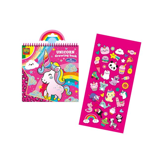 Carte de colorat Unicorn