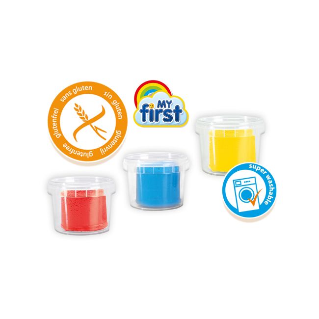 My first - Plastilina cu instrumente 3 x 90 gr