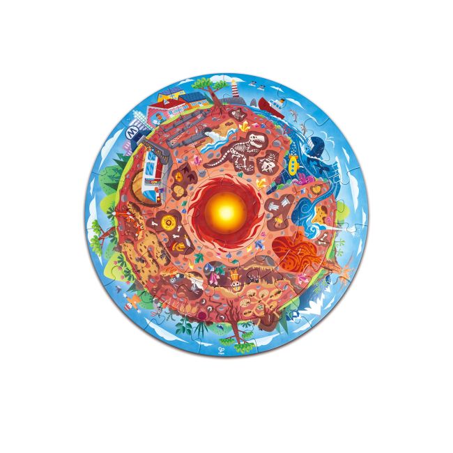 Puzzle copii arheologie, cu lumini led  (38 piese)