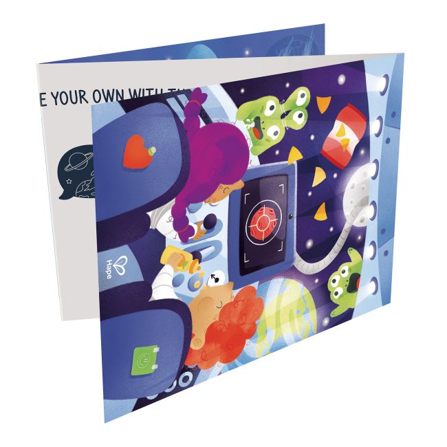 Puzzle pentru copii Aventura in Spatiu (3 in 1) si joc storytelling