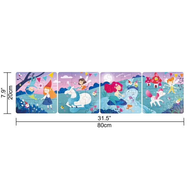 Puzzle pentru copii Zane (4 in 1) si joc storytelling