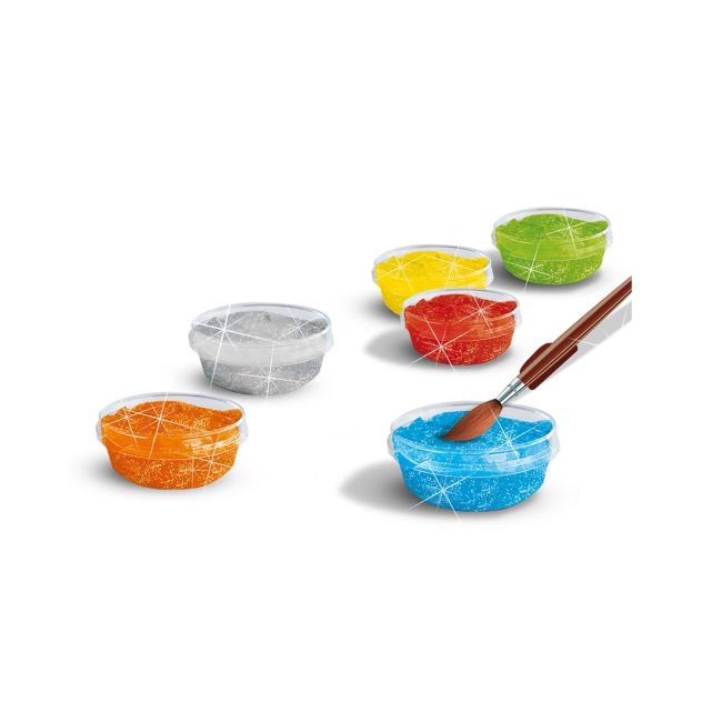 Set acuarele pasta glitter (guasa)