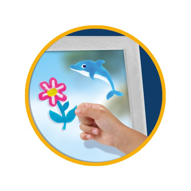 Set acuarele pentru ferestre stickere