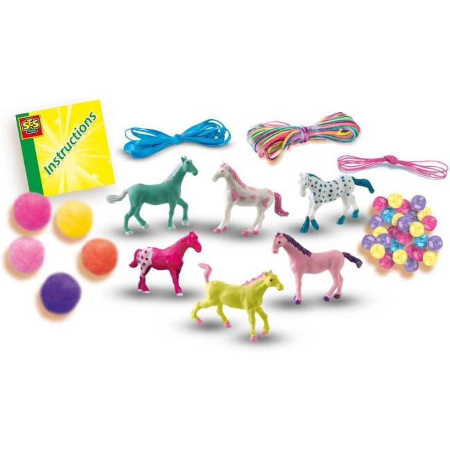 Set creativ - Bijuterii cu pompoane caluti