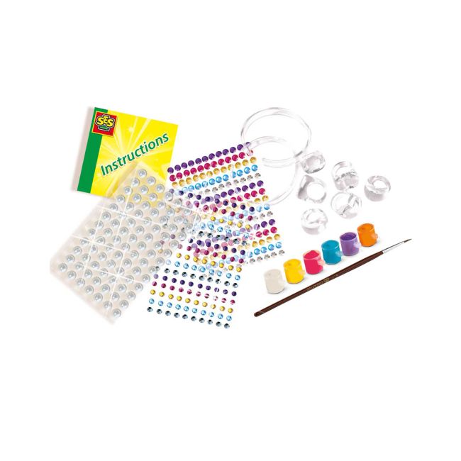 Set creativ - Inele si bratari cu diamante