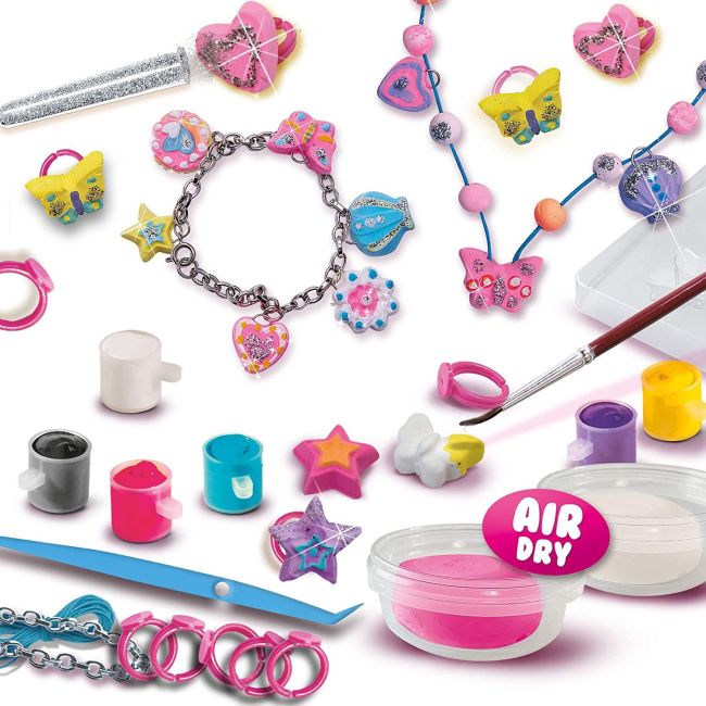 Set creativ copii - Creez bijuterii din plastilina