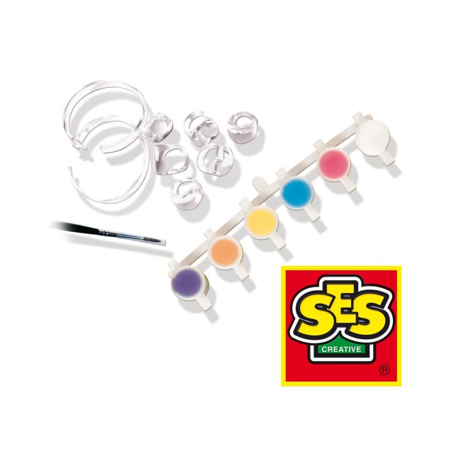 Set creativ pentru copii - Inele si bratari de decorat