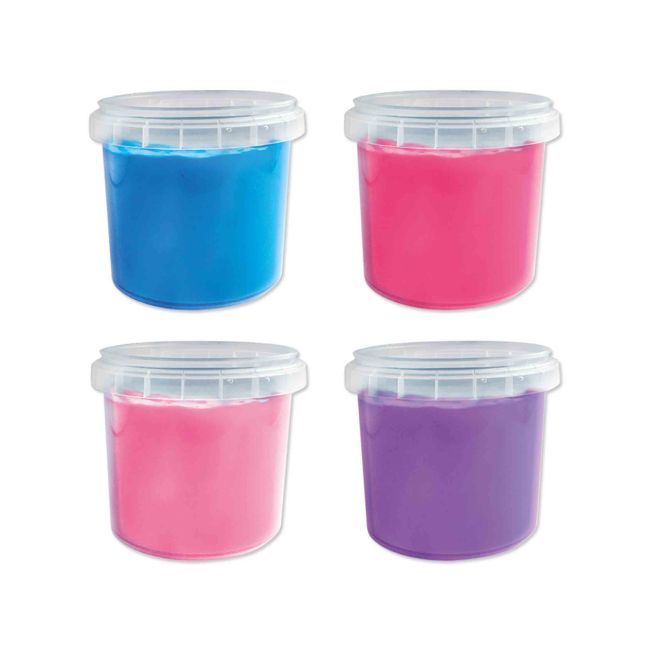 Set acuarele pentru degete, culori trendy (4 x 110ml)
