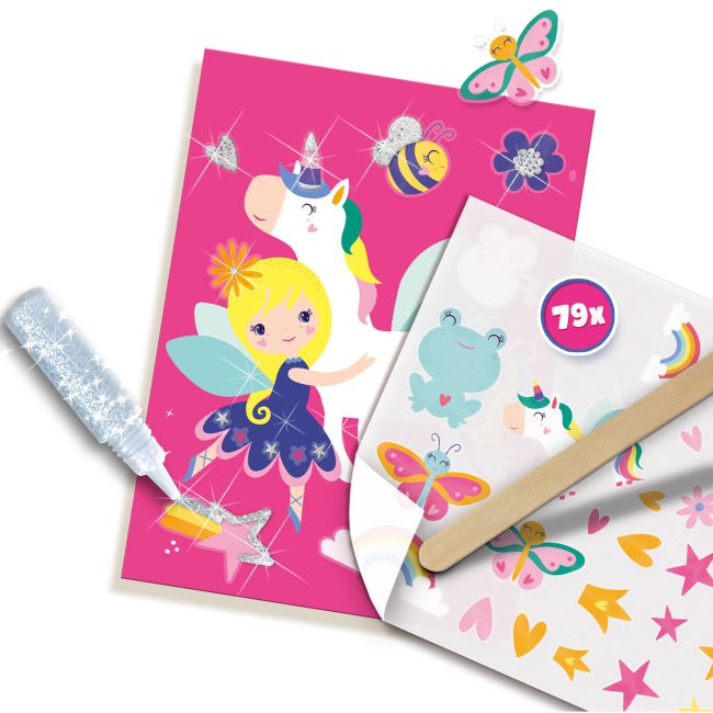 Set creativ - Felicitari prin transfer metalic