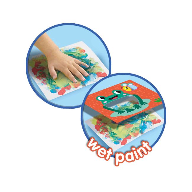 Set creativ - Set acuarele pentru degetele si carduri ECO