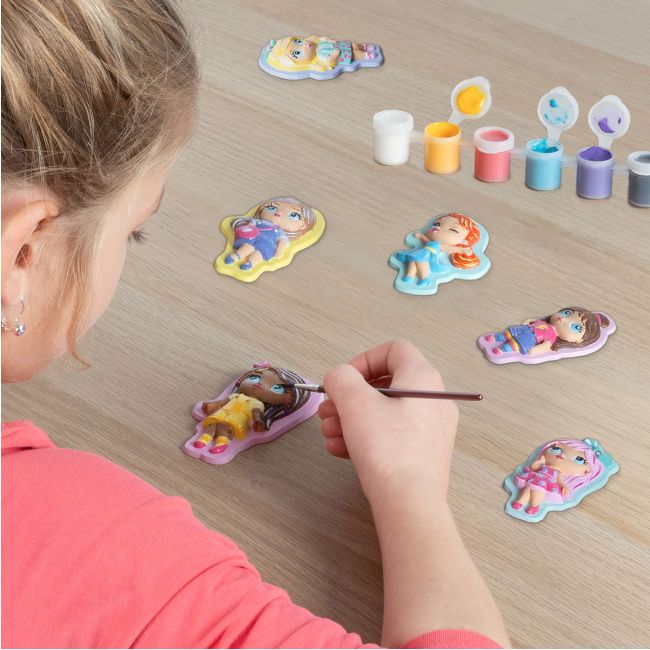 Set creativ mulaj si pictura - Fete la moda