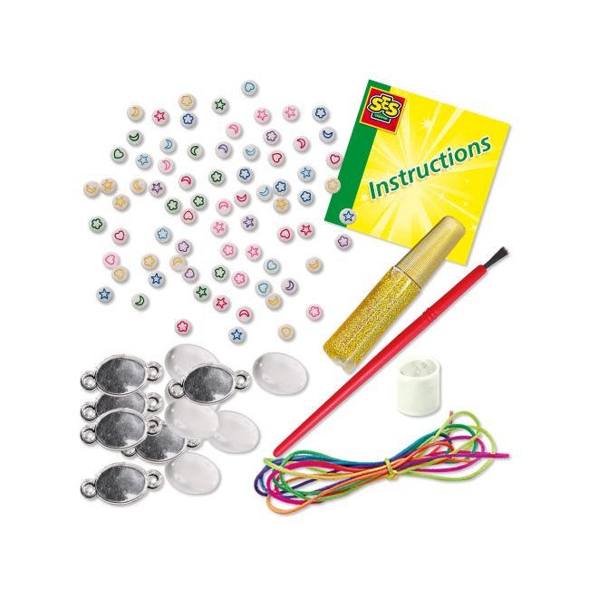 Set creativ pentru copii - - Bratari cu tematica galaxie Glow in the Dark