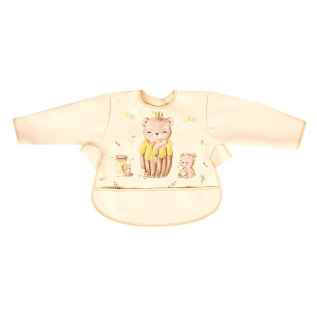 Baveta impermeabila cu maneci lungi Happy Bear BBK53-192