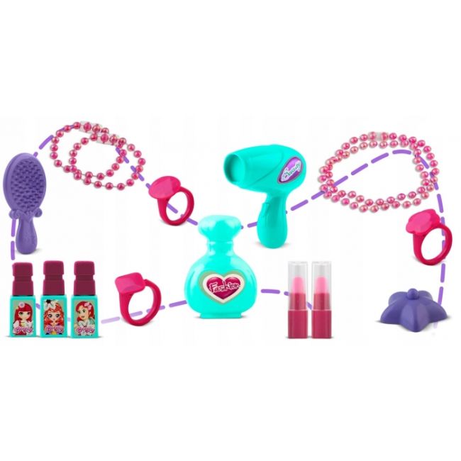Masuta de toaleta pentru copii cu accesorii incluse ricokids 773200 edeedi773200