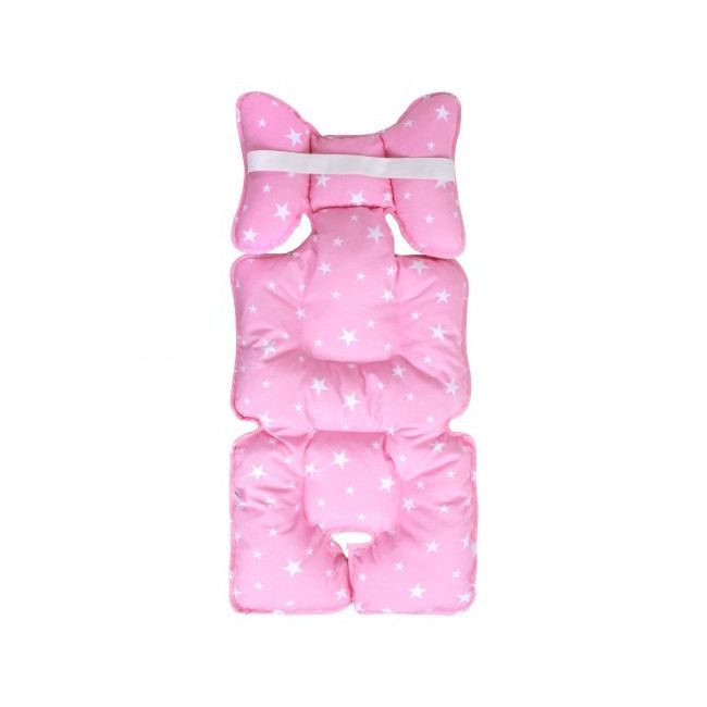 Protectie textila carucior/Scaun auto Pink Stars SeviBebe BBKSEV_8376-2