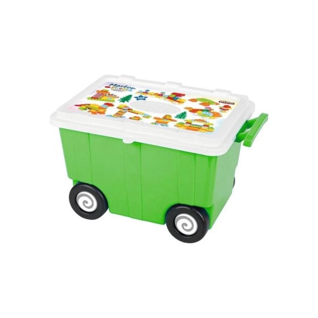 Set constructie pilsan master blocks in chest 368 piese verde hubpl-03-593-gr