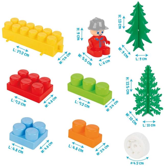 Set constructie pilsan master blocks in chest 368 piese verde hubpl-03-593-gr