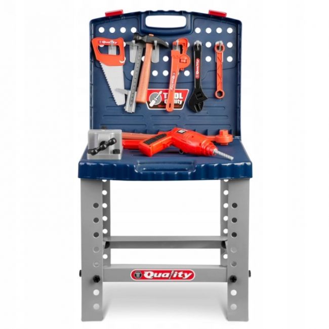 Atelier de lucru 2 in 1 cu unelte pentru copii ricokids 772400 - albastru edeedi772400