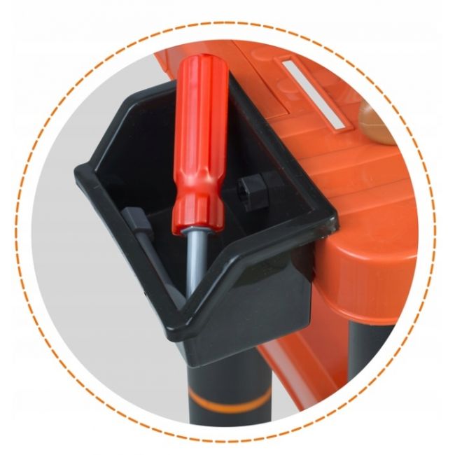 Atelier de lucru cu unelte pentru copii ricokids 772500 - rosu edeedi772500