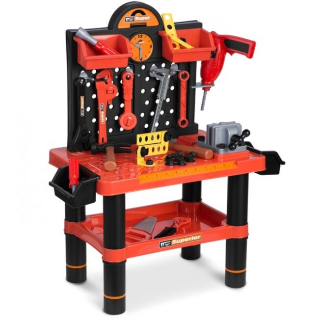 Atelier de lucru cu unelte pentru copii ricokids 772500 - rosu edeedi772500