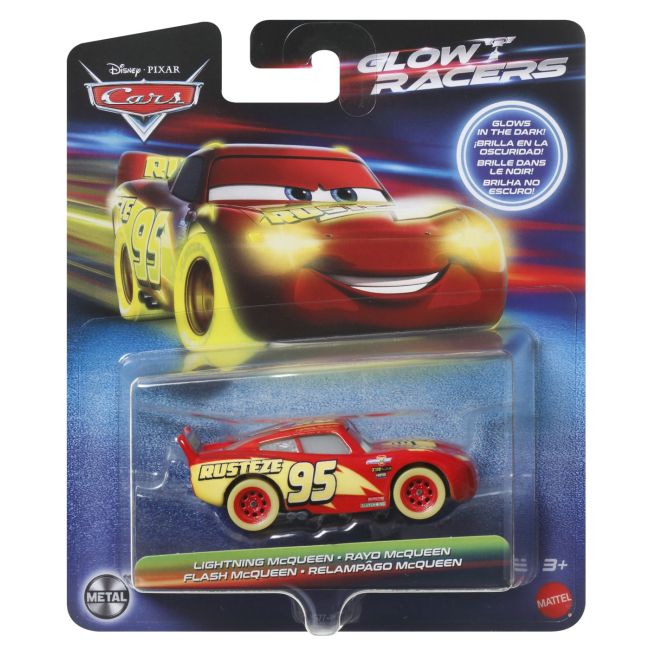 CARS GLOW RACERS MASINUTA METALICA FULGER MCQUEEN 1:55 VIVMTHPG76_HPG77