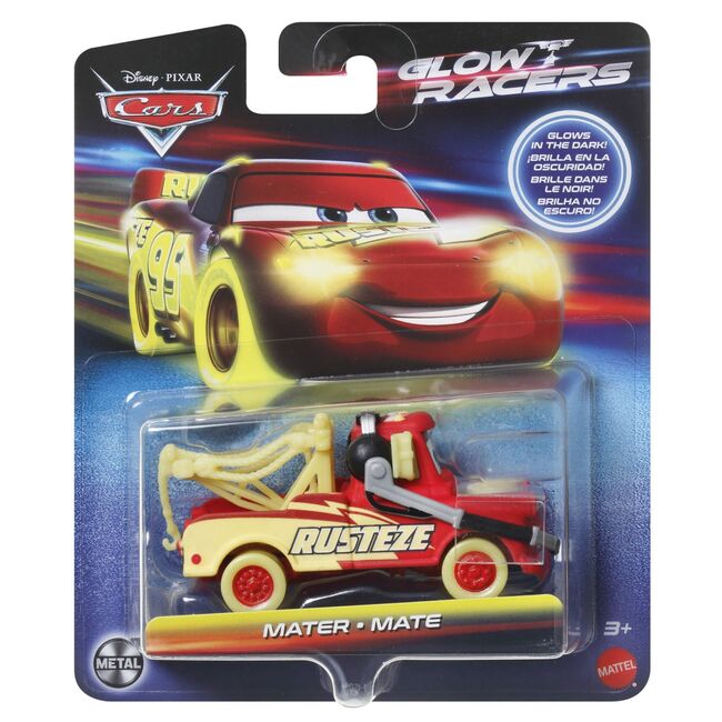 CARS GLOW RACERS MASINUTA METALICA MATER 1:55 VIVMTHPG76_HPG78