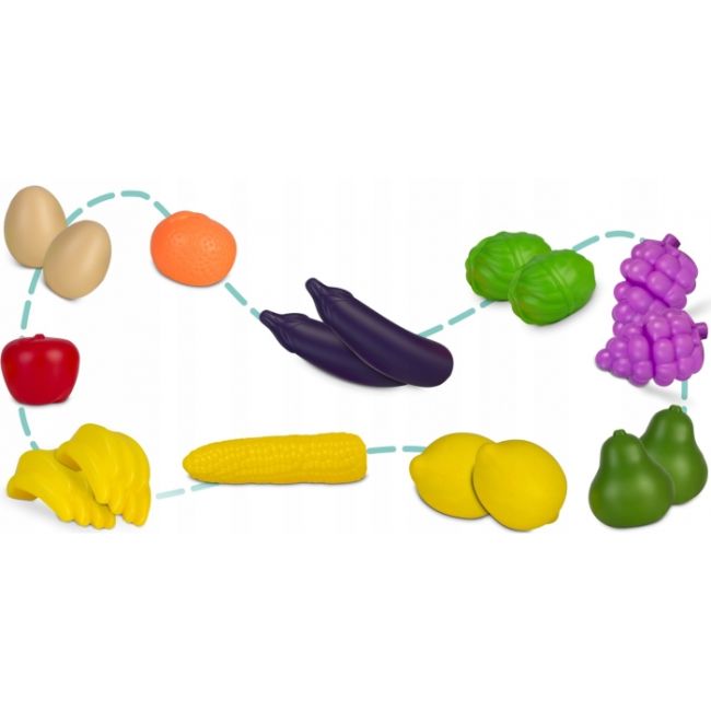 Cos de cumparaturi cu accesorii incluse ricokids 773400 - albastru edeedi773400