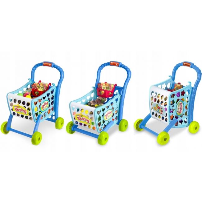 Cos de cumparaturi cu accesorii incluse ricokids 773400 - albastru edeedi773400