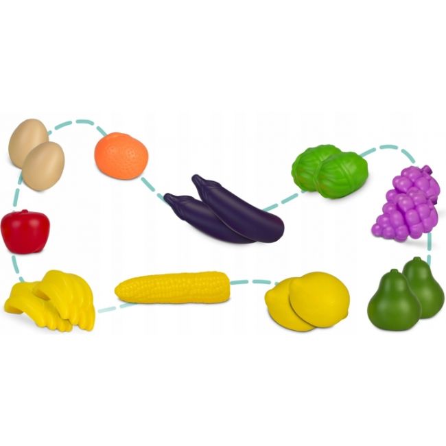 Cos de cumparaturi cu accesorii incluse ricokids 773401 - roz edeedi773401