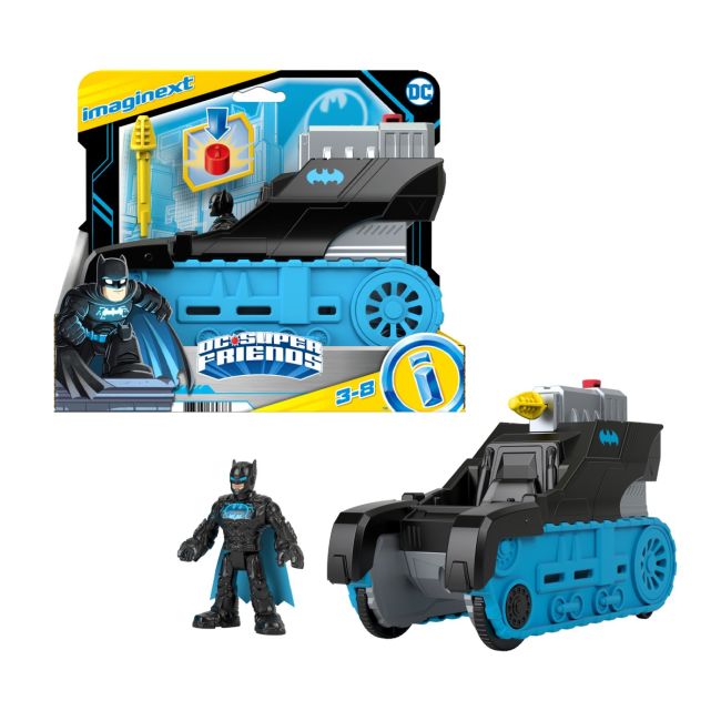 FISHER PRICE IMAGINEXT DC SUPER FRIENDS VEHICUL CU FIGURINA BAT-TECH VIVMTM5649_GVW26