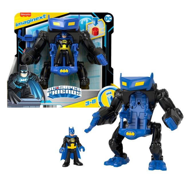 FISHER PRICE IMAGINEXT DC SUPER FRIENDS VEHICUL CU FIGURINA BATMAN VIVMTM5649_HGX79