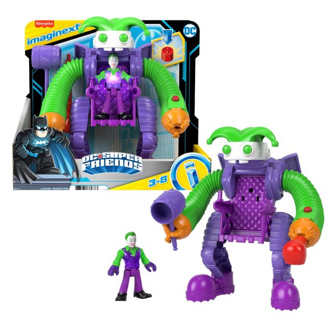 FISHER PRICE IMAGINEXT DC SUPER FRIENDS VEHICUL CU FIGURINA JOKER VIVMTM5649_HGX80