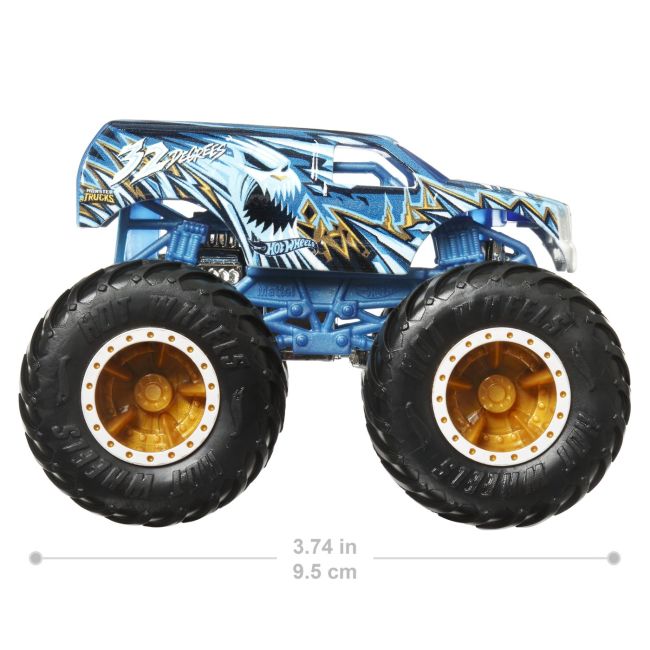 HOT WHEELS MONSTER TRUCK SI MASINUTA METALICA 32 DEGREES VIVMTGRH81_HWN35