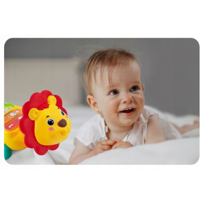 Jucarie interactiva in forma de leu cu pian ricokids rk-740 edeedi774000