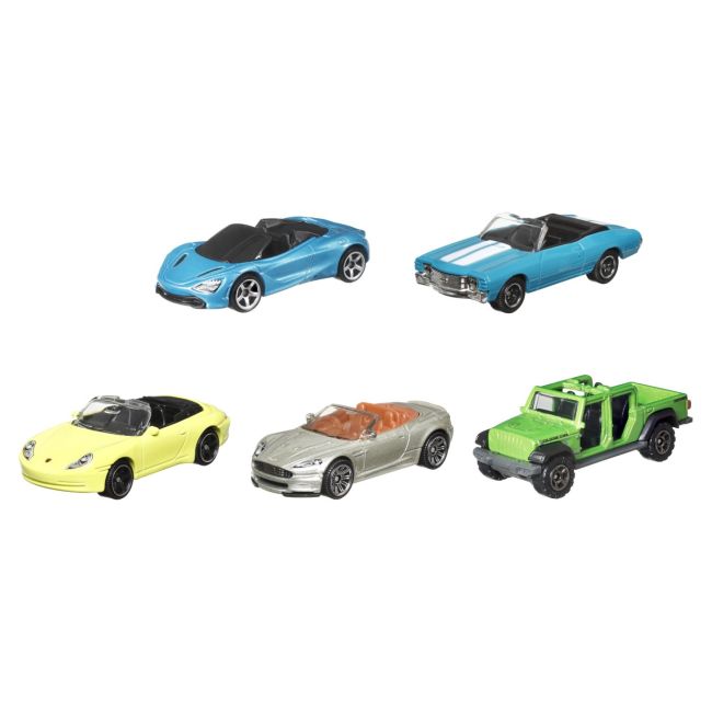 MATCHBOX SET 5 MASINUTE METALICE MBX BLUE HIGHWAYS II SCARA 1:64 VIVMTC1817_HVT75