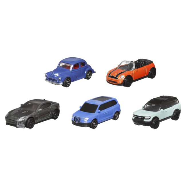 MATCHBOX SET 5 MASINUTE METALICE MBX BRITISH ROADWAYS SCARA 1:64 VIVMTC1817_HVT62