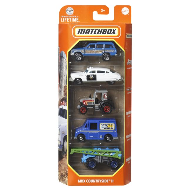 MATCHBOX SET 5 MASINUTE METALICE MBX COUNTRYSIDE II SCARA 1:64 VIVMTC1817_HVT78