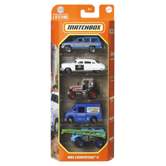 MATCHBOX SET 5 MASINUTE METALICE MBX COUNTRYSIDE II SCARA 1:64 VIVMTC1817_HVT78