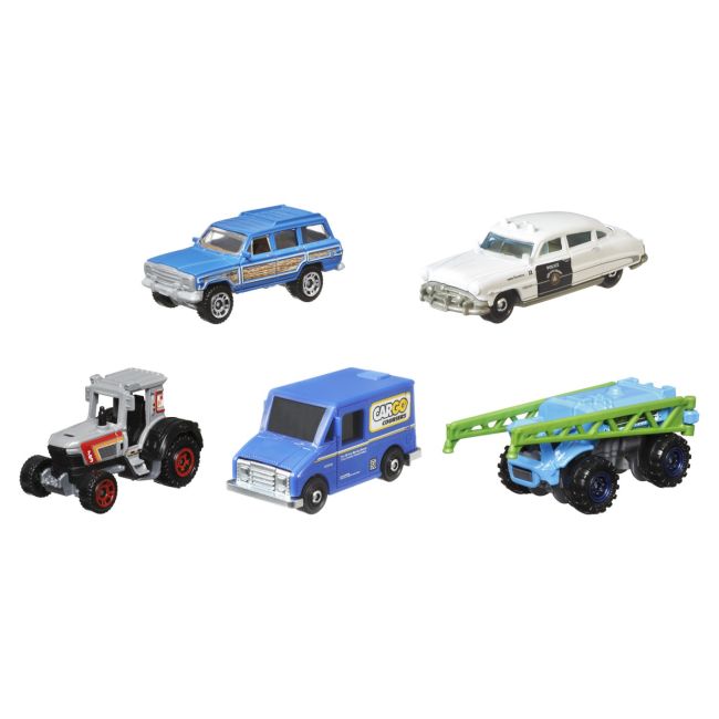 MATCHBOX SET 5 MASINUTE METALICE MBX COUNTRYSIDE II SCARA 1:64 VIVMTC1817_HVT78