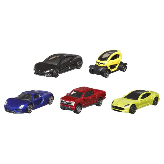 MATCHBOX SET 5 MASINUTE METALICE MBX ELECTRIC DRIVERS SCARA 1:64 VIVMTC1817_HVT60