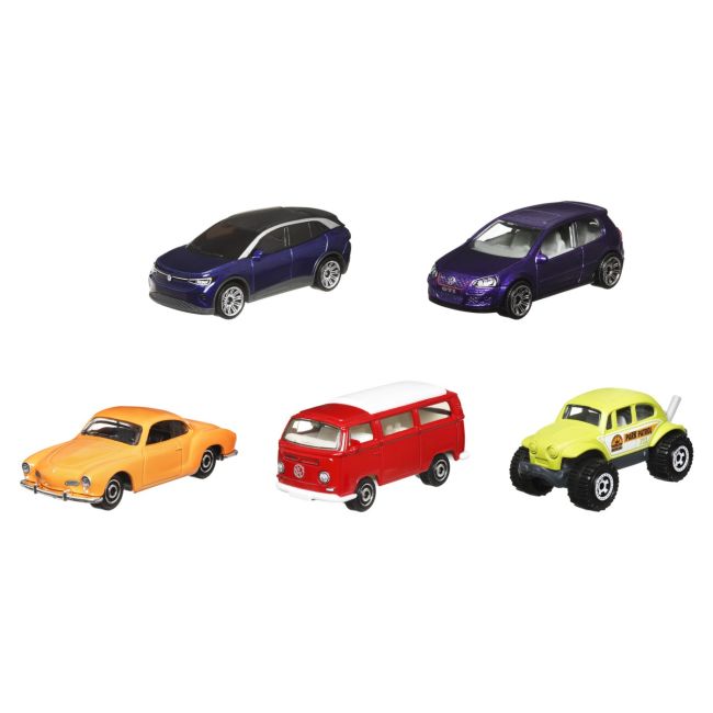 MATCHBOX SET 5 MASINUTE METALICE MBX VOLKSWAGEN SCARA 1:64 VIVMTC1817_HVT70