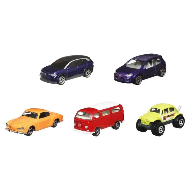 MATCHBOX SET 5 MASINUTE METALICE MBX VOLKSWAGEN SCARA 1:64 VIVMTC1817_HVT70